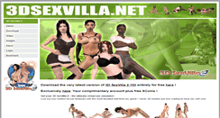 Desktop Screenshot of 3dsexvilla.net
